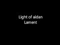 light of aidan-lament 