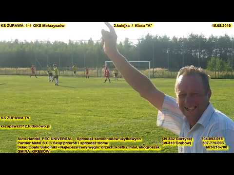 Skrót meczu: KS Żupawa - OKS Mokrzyszów (15.08.2019) Klasa "A" / 2.kolejka