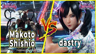 Tekken 8 Makoto Shishio (Yoshimitsu) vs dastry (Xiaoyu) Ranked Match High Tier Game 4K HD