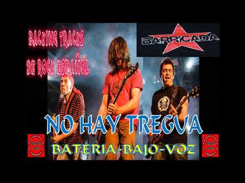 Barricada - No Hay Tregua (con voz) Backing Track