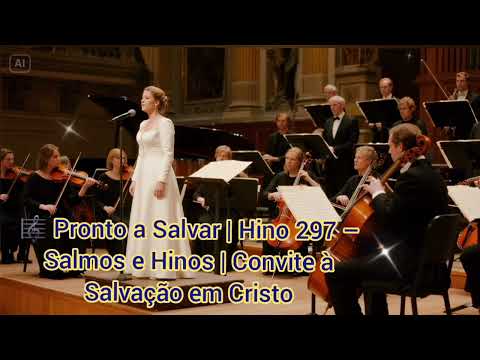 🎼 Pronto a Salvar | Hino 297 – Salmos e Hinos | Convite à Salvação em Cristo