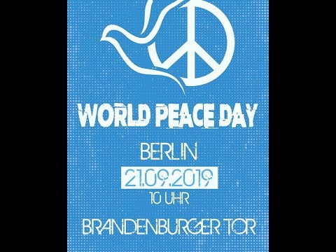 George Looney mix i have a  Dream for World Peace Day 2019 Berlin