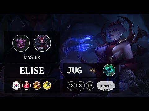 Elise Jungle vs Hecarim - KR Master Patch 9.11
