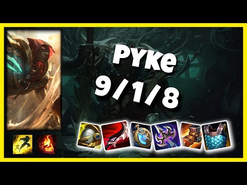 Pyke vs Fiora 11.6 Top Lane S11 Challenger Gameplay (9/1/8) - TURKISH