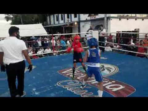 Denzel Montes vs Josue Garcia, sabado 17 de octubre de 2020. Barrio Campo Bruce.