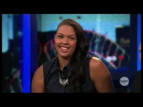 Liz Cambage on The Project