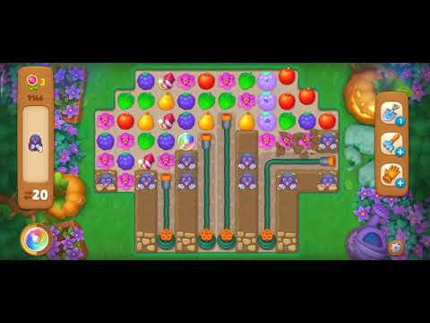 Gardenscapes level 9166 Normal level