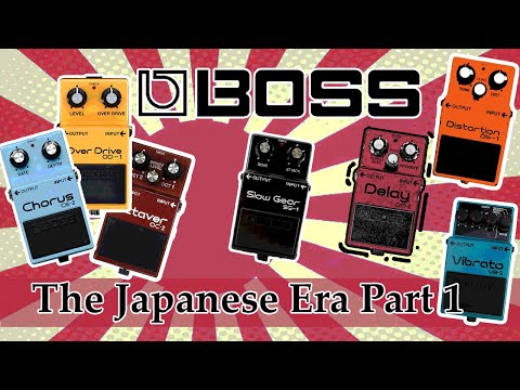 The Boss Japanese Era Part 1 (1977-1982) #bosspedals #guitar #retrogear #70smusic