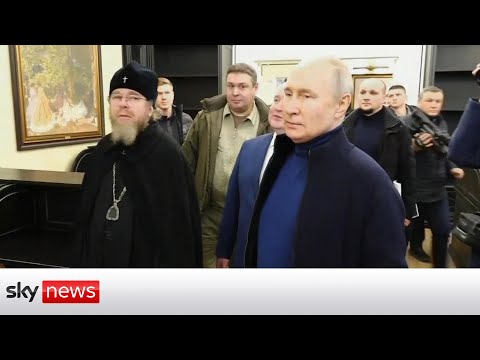 Ukraine War: Putin visits Crimea on anniversary of annexation