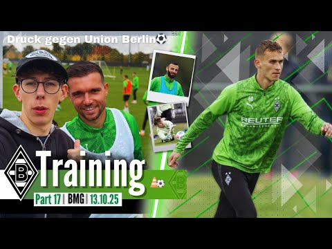 Gladbach training vlog⚽️Urbich's new hope - preparing for Union⁉️💯
