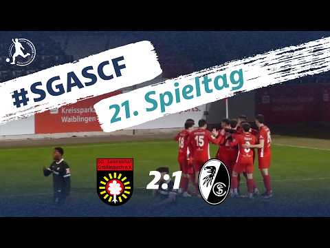 Erfolgreich aus der Winterpause | SG Sonnenhof Großaspach - SC Freiburg | 21. Spieltag RLSW