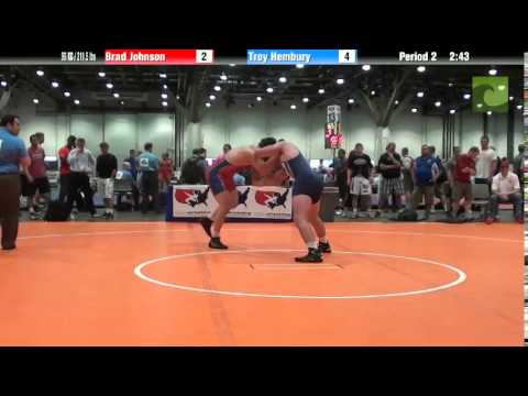 Men 96 KG / 211.5 lbs - Brad Johnson vs. Troy Hembury