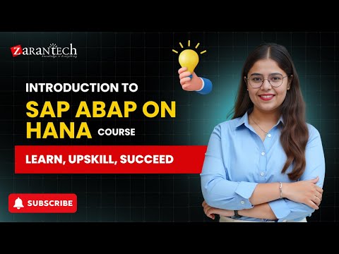 Introduction to SAP ABAP on HANA Course | ZaranTech