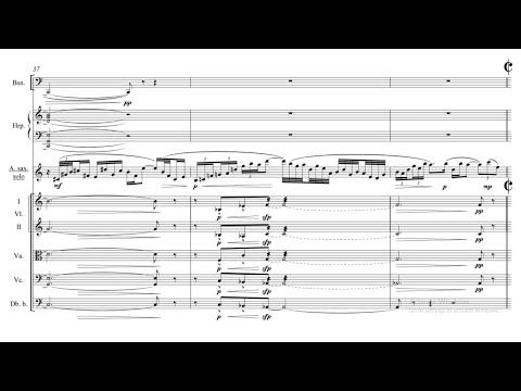 Nikolai Kapustin - Concerto for Alto Saxophone and Orchestra, Op. 50 [with full score]