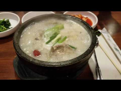 Restaurante Coreano Sorabol com Sopa de Frango Baby Spring Completa com Ginseng, Tâmaras e Arroz Mochi!