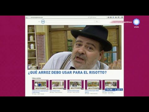 Qué arroz usar para el risotto