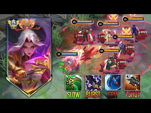 HANABI BEST BUILD 2026! Insane damage and Speed build MOBILE LEGENDS Bang Bang!