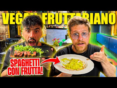 LET'S TRY THE ONLY FRUITARIAN RESTAURANT IN EUROPE! - I'M DISAPPOINTED BY THE SPAGHETTI WITH AVOC...