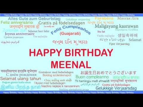 Meenal   Languages Idiomas - Happy Birthday