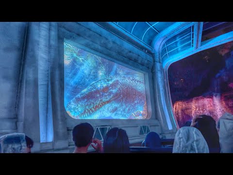 [4K] NIGHT POV Jurassic World the Ride at Universal Studios Hollywood - HUGE SPLASH!