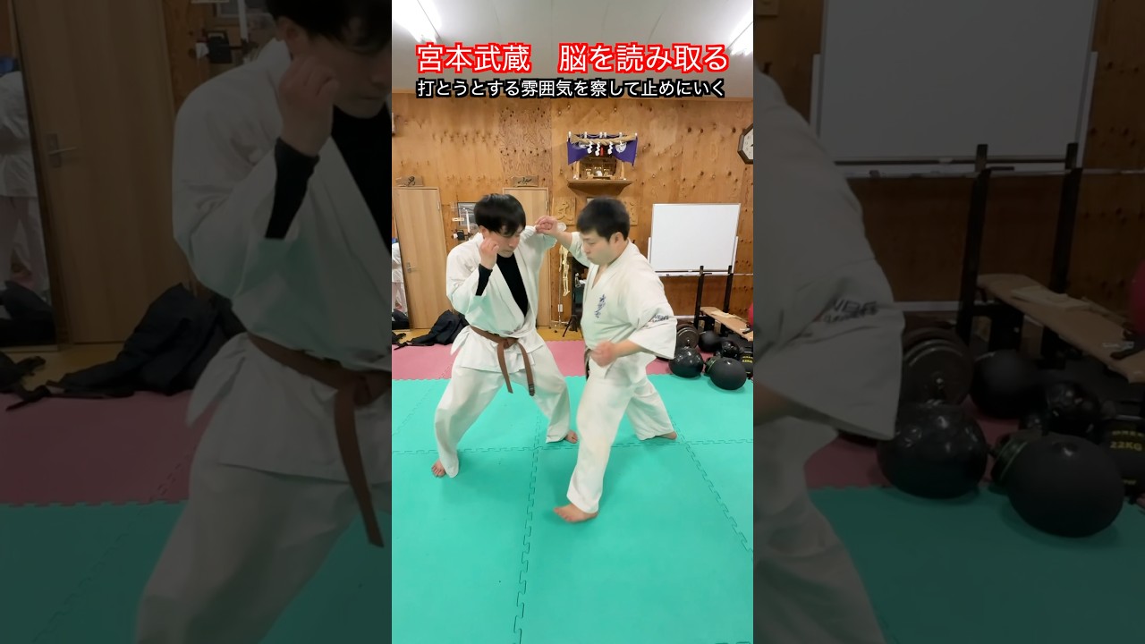 【武道・刃牙】宮本武蔵が相手の脳のシグナルを読み取れるのは本当なのか！？やり方　解説！！#aikido ＃karate #martial #武道 #空手＃合気道＃筋トレ#selfdefens