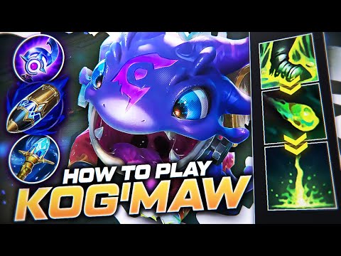 HOW TO PLAY AP KOG'MAW & CARRY | Build & Runes | Season 12 Kog'Maw Guide | League of Legends
