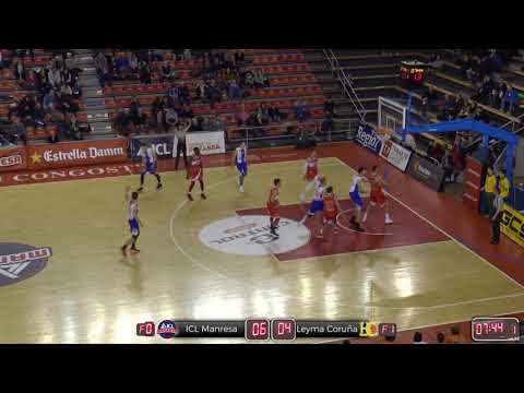 12ªJ.ICL Manresa 75-Leyma-Coruna 81 LEB ORO 17-18