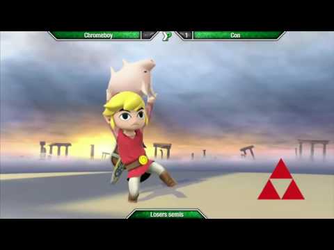 EVAC 22/7/16 - Chromeboy (Toon Link) vs Con (Fox) - Losers Semis - Smash 4