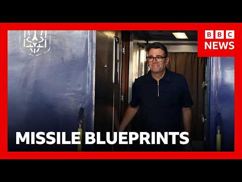 Andy Burnham in Ukraine to hand over UK blueprints to make long-range missiles | BBC News