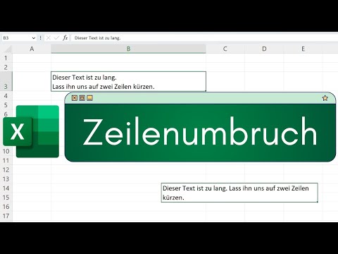 Excel: Zeilenumbruch in Zelle einfach erklärt