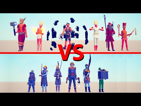 LEGACY Team vs SECRETS Team - Totally Accurate Battle Simulator TABS