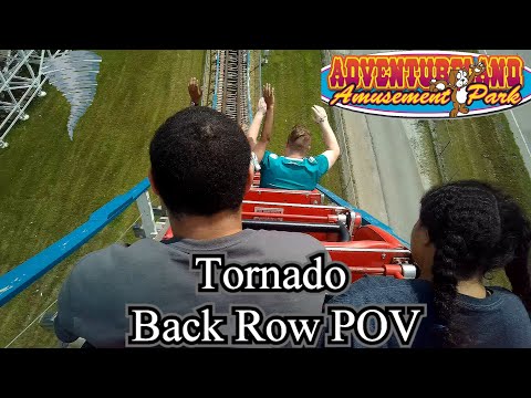 Back row point of view footage of Tornado