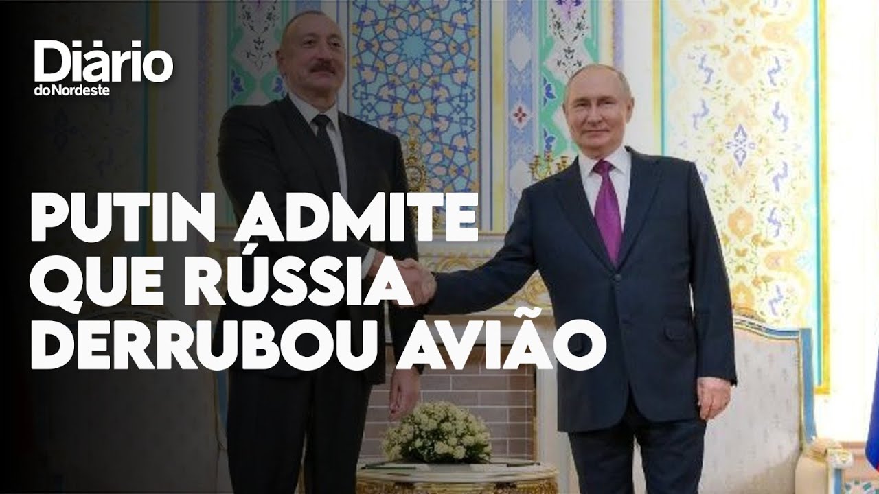 Imagem da notícia Rússia derrubou avião que matou 38 pessoas no Cazaquistão, admite Putin