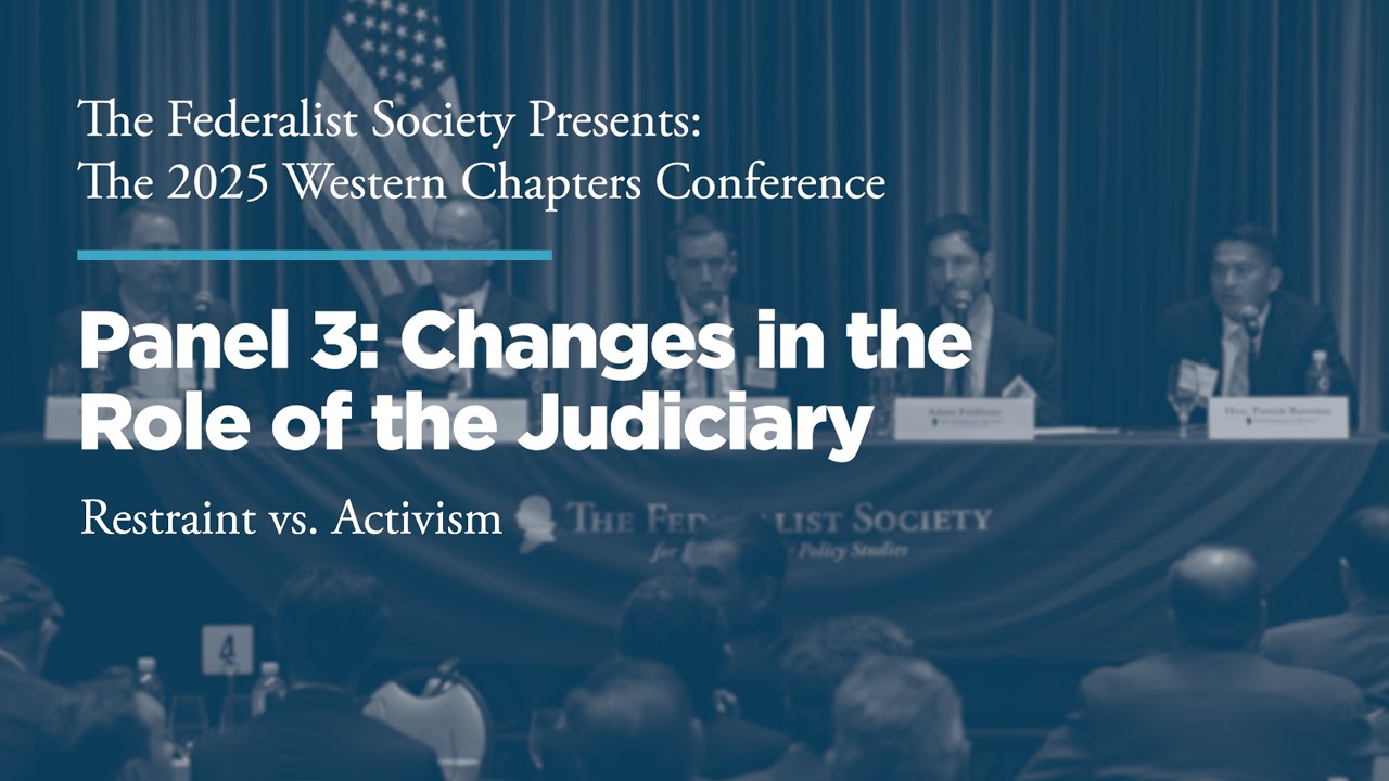 Changes in the Role of the Judiciary: Restraint vs. Activism