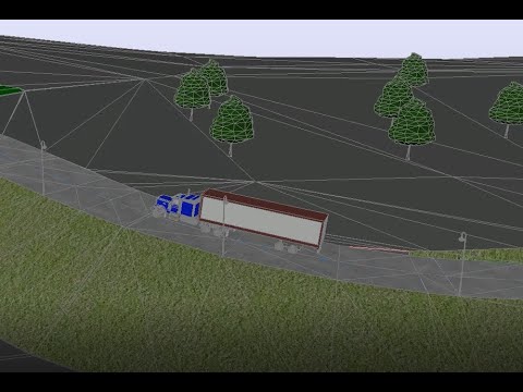 Creating a 3D model in Civil 3d & driving simulation on it