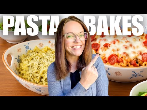 2 Easy PASTA BAKES for Busy Weeknights!!