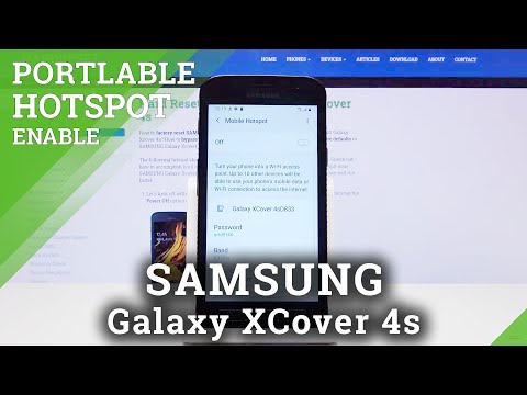 How to Create Portable Hotspot in SAMSUNG Galaxy Xcover 4s – Find Hotspot Settings