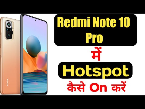 How to enable hotspot on redmi note 10 pro || redmi note 10 pro me hotspot kaise enable kare ||