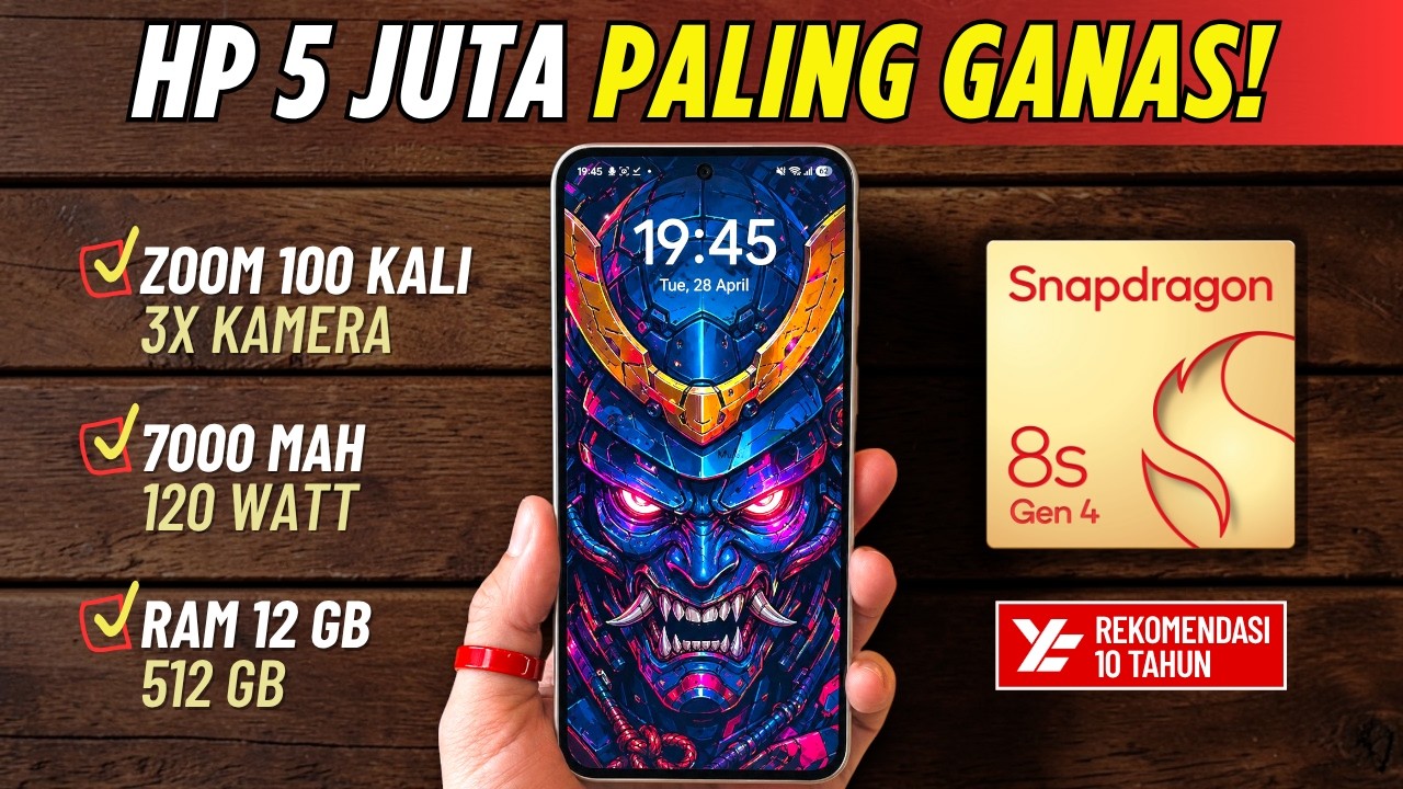 5 Rekomendasi HP 5 JUTAAN TERBAIK [5,5 - 5,9 JUTA] April 2026
