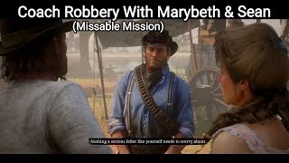 How To Trigger The Coach Robbery With Marybeth And Sean (Easy) - Red Dead Redemption 2