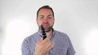 Beginner Clarinet Lesson 2.2 - How to make a sound! (embouchure, band face, and first sound)