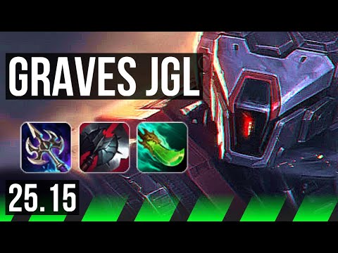 GRAVES vs TRUNDLE (JGL) | 13/2/8, Godlike | KR Master | 25.15