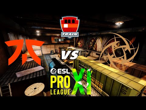 Fnatic vs Ninjas in Pyjamas Best Moments (BO3) Map3 Train ESL Pro League Season 11