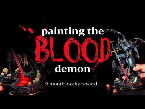 Painting Tutorial - Osohnit the Blood Demon