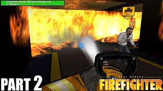 Real Heroes: Firefighter HD Walkthrough Gameplay Part 2 - Shopping Plaza / PC