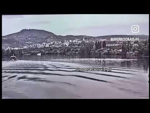 Heli em queda no rio Douro
