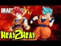 SSG Goku Vs SSGSS Goku DBZ Head2Head Xenoverse