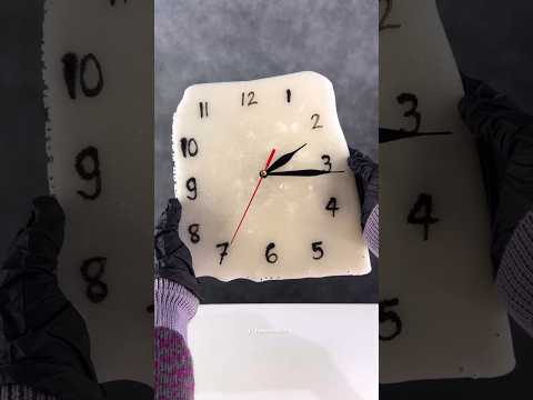 Definition of time consuming 😱 #clock #time #edible #diy #experiment