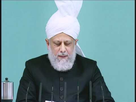 Friday Sermon: 29th October 2010 - Part 3 (Urdu)