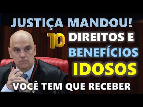 AGORA É LEI. 10 DIREITOS PARA IDOSOS COM MAIS DE 60 ANOS! CONFIRA LISTA ATUALIZADA DE DIREITOS